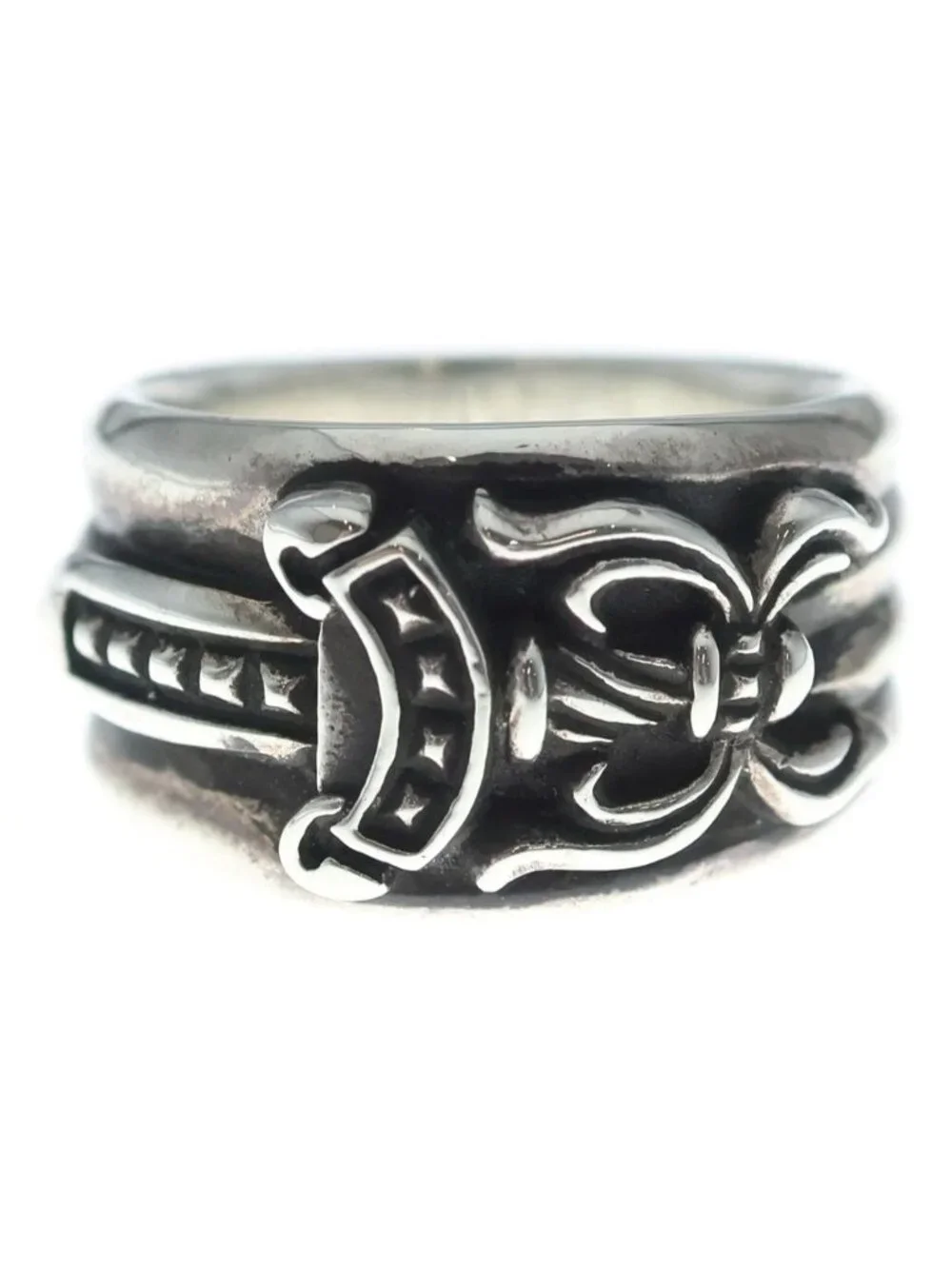 Chrome Hearts Dagger Ring Silver